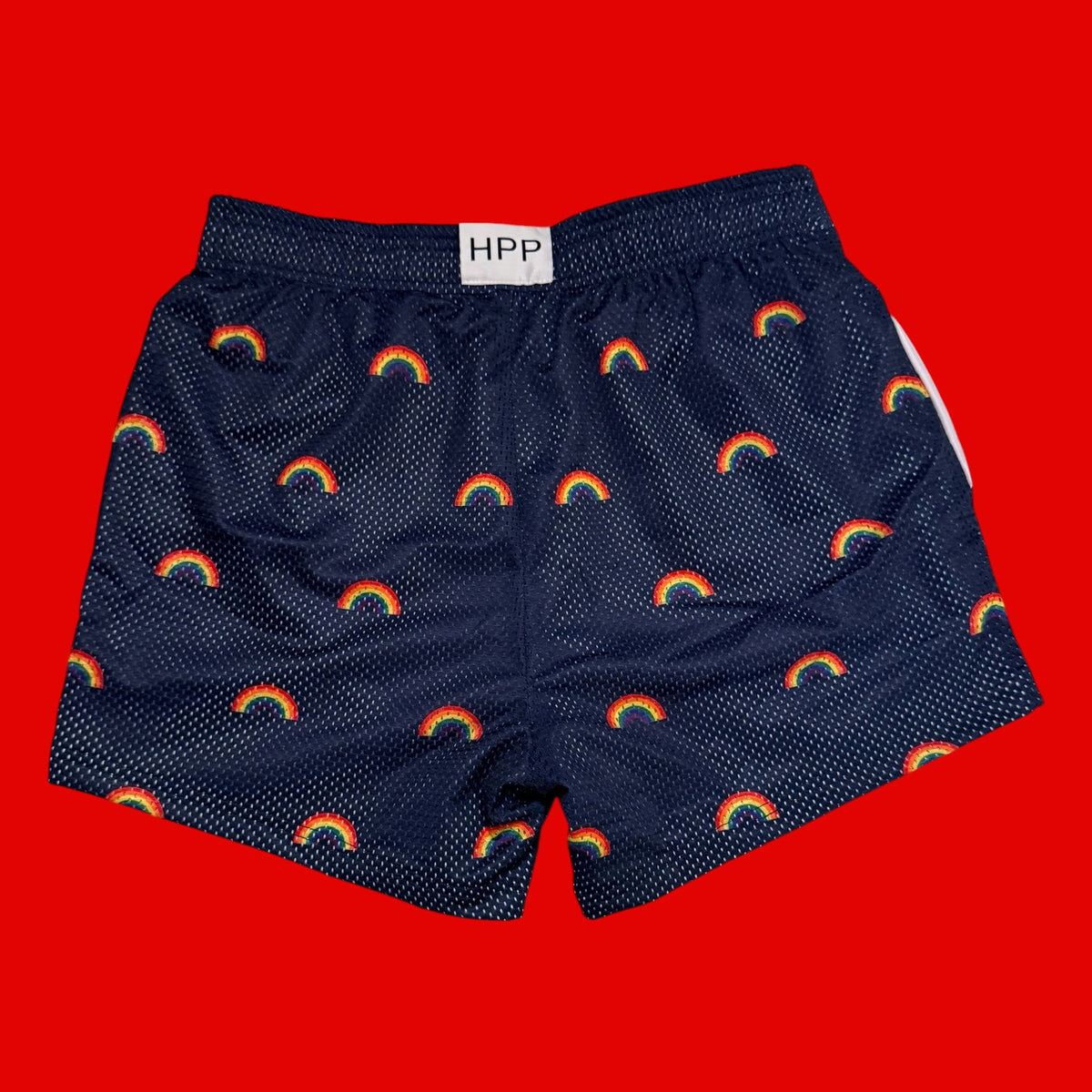 Rainbow Pride Shorts – Blue