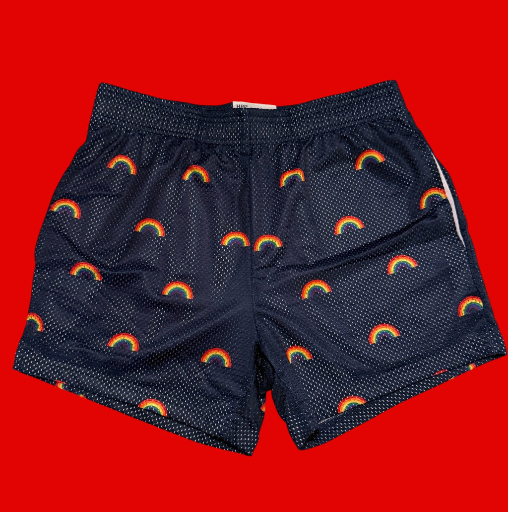 Rainbow Pride Shorts – Blue