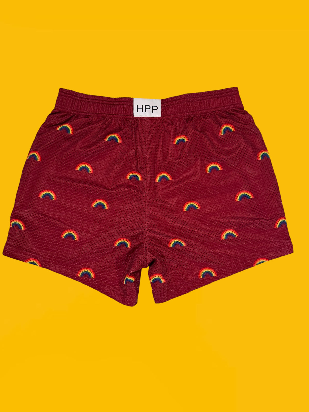 Rainbow Pride Shorts - Red