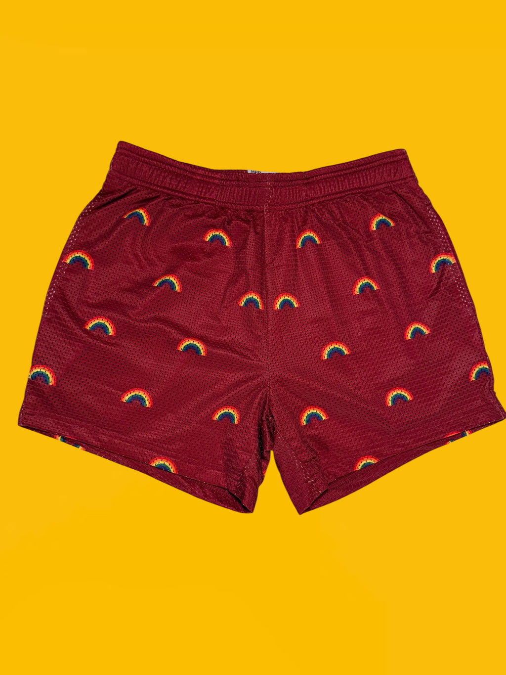 Rainbow Pride Shorts - Red