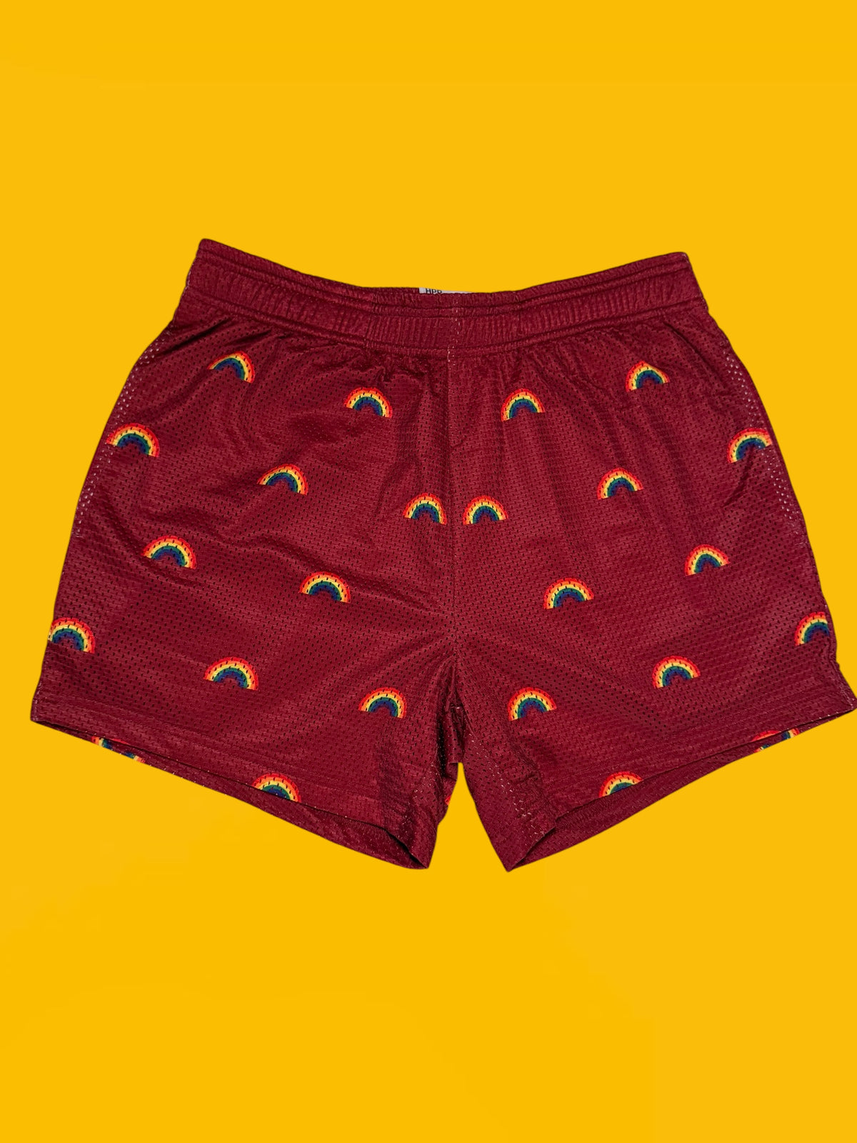 Rainbow Pride Shorts - Red