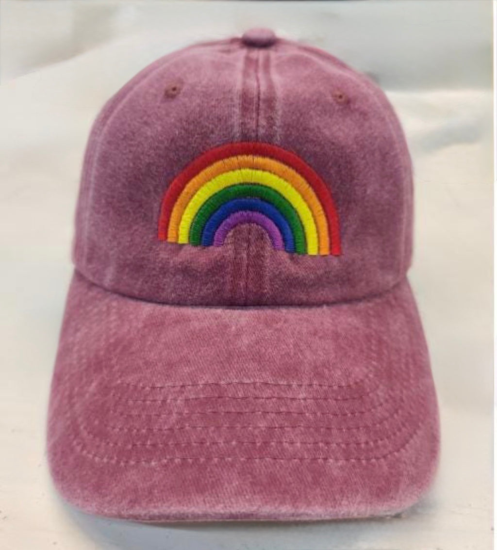 Vintage Rainbow Pride Hat